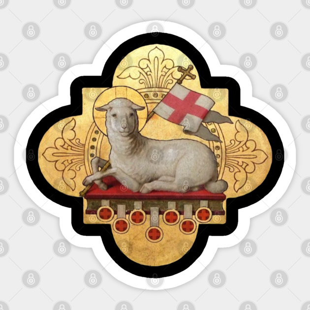 Agnus Dei Christian Sticker TeePublic